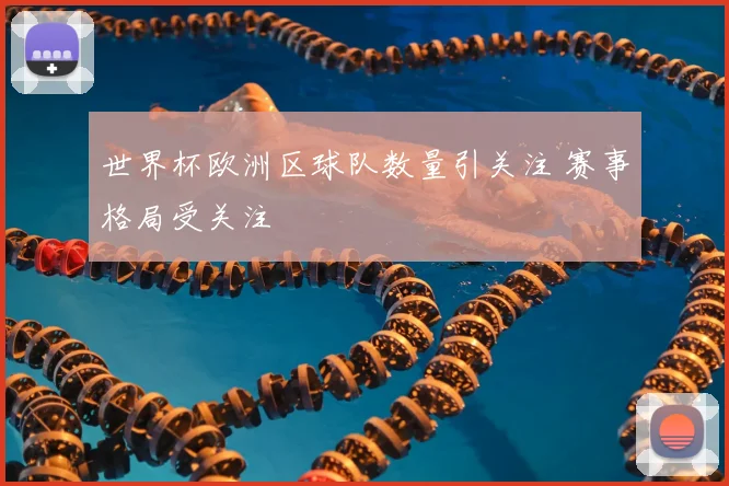 世界杯欧洲区球队数量引关注 赛事格局受关注