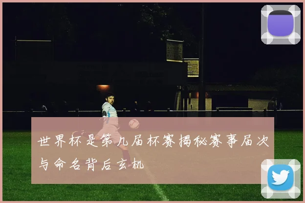 世界杯是第几届杯赛揭秘赛事届次与命名背后玄机